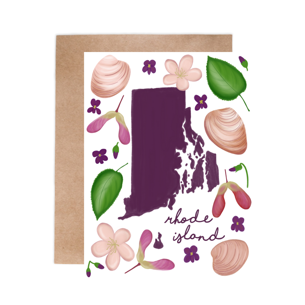 Greeting Card - Rhode Island Fresh State