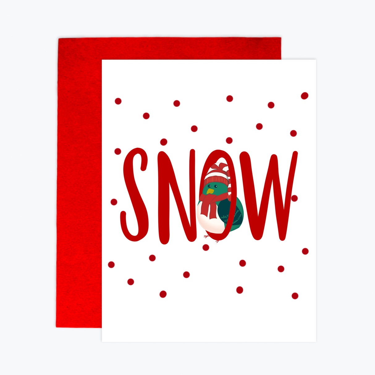 Greeting Card - Snow Bird