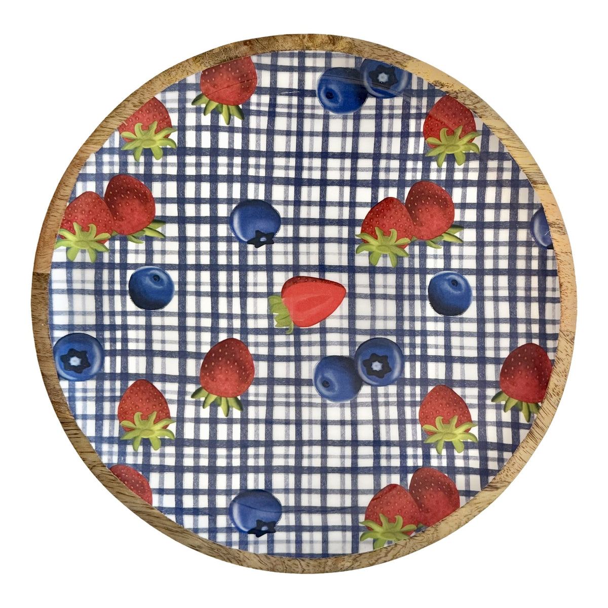 Enameled Fruit Plate