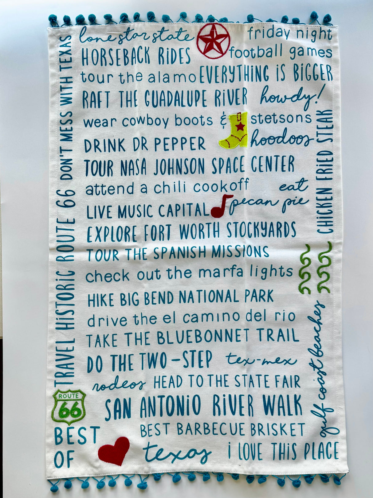 Texas Best of - Tea Towel
