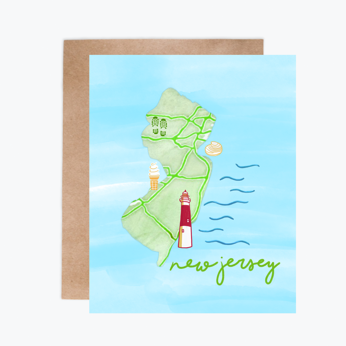 Greeting Card - New Jersey See America