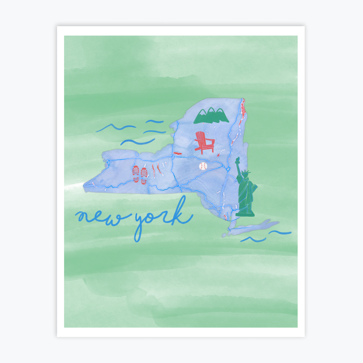 Art Print - New York See America