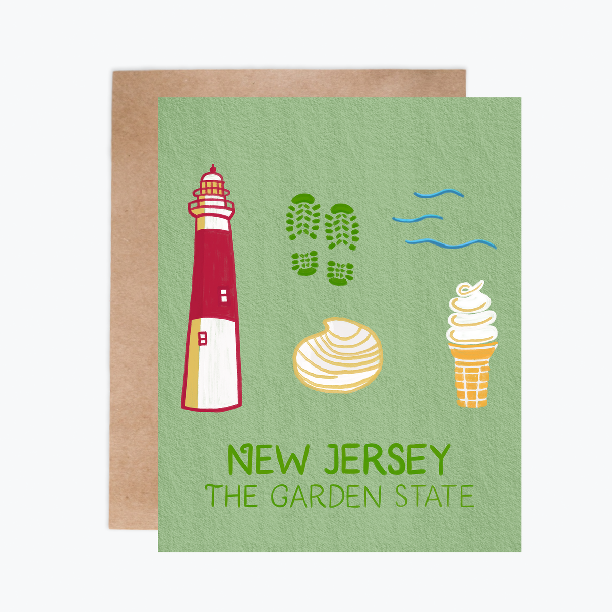 Greeting Card - New Jersey Landmarks
