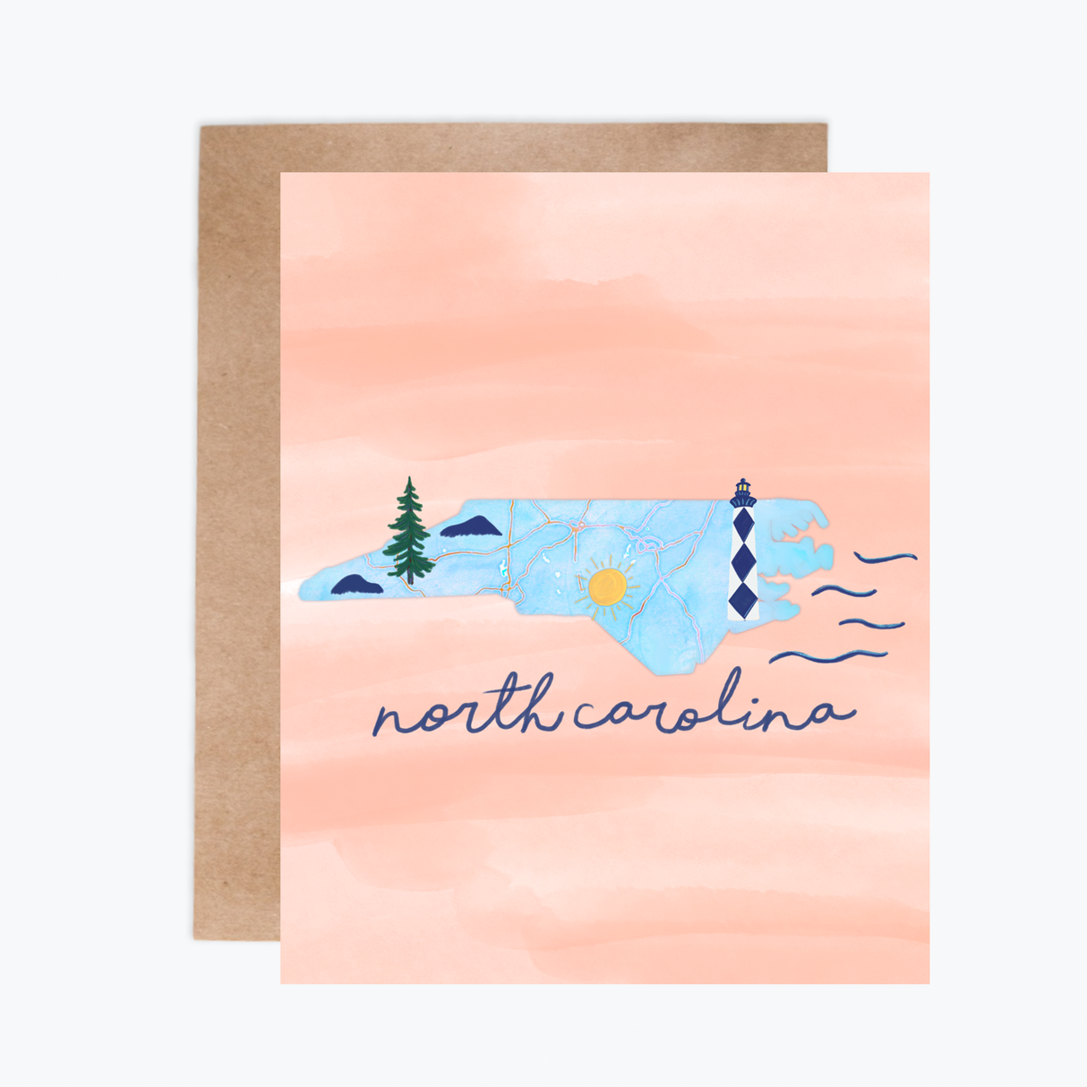 Greeting Card - North Carolina See America