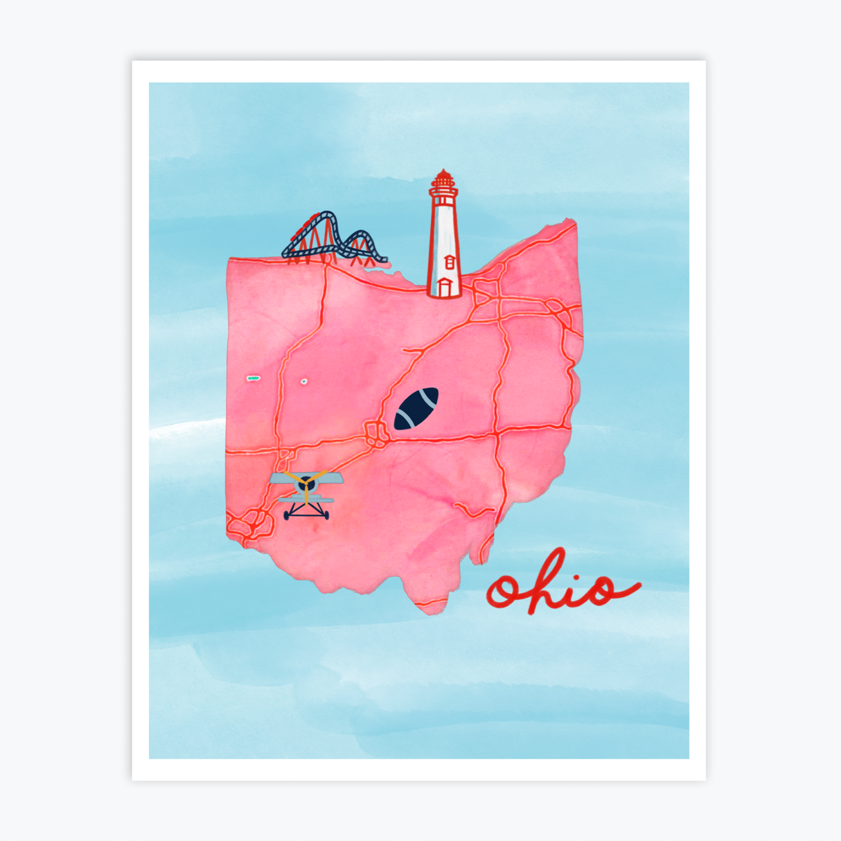 Art Print - Ohio See America