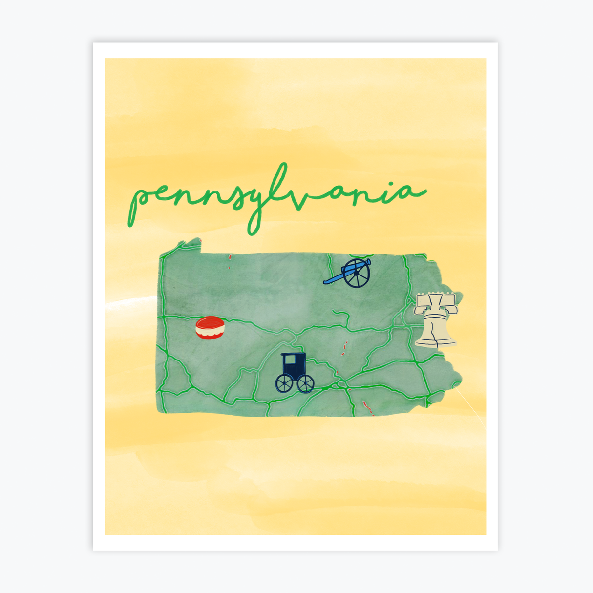 Art Print - Pennsylvania See America