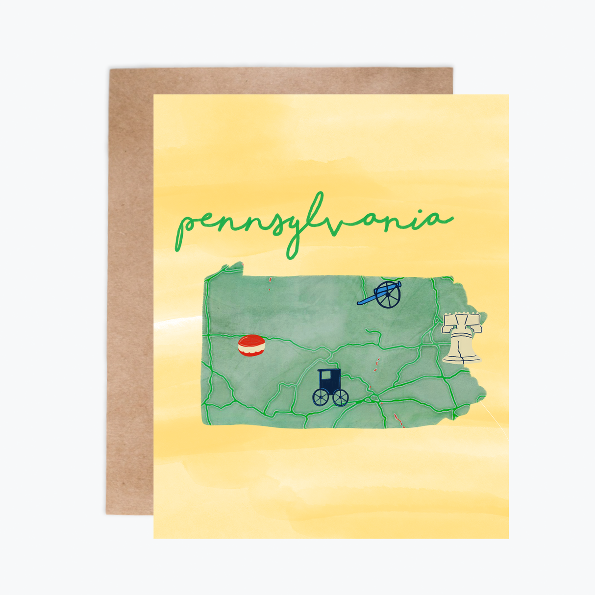 Greeting Card - Pennsylvania See America
