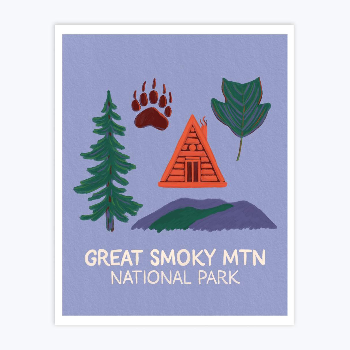 Art Print - Smoky Mountains Landmarks