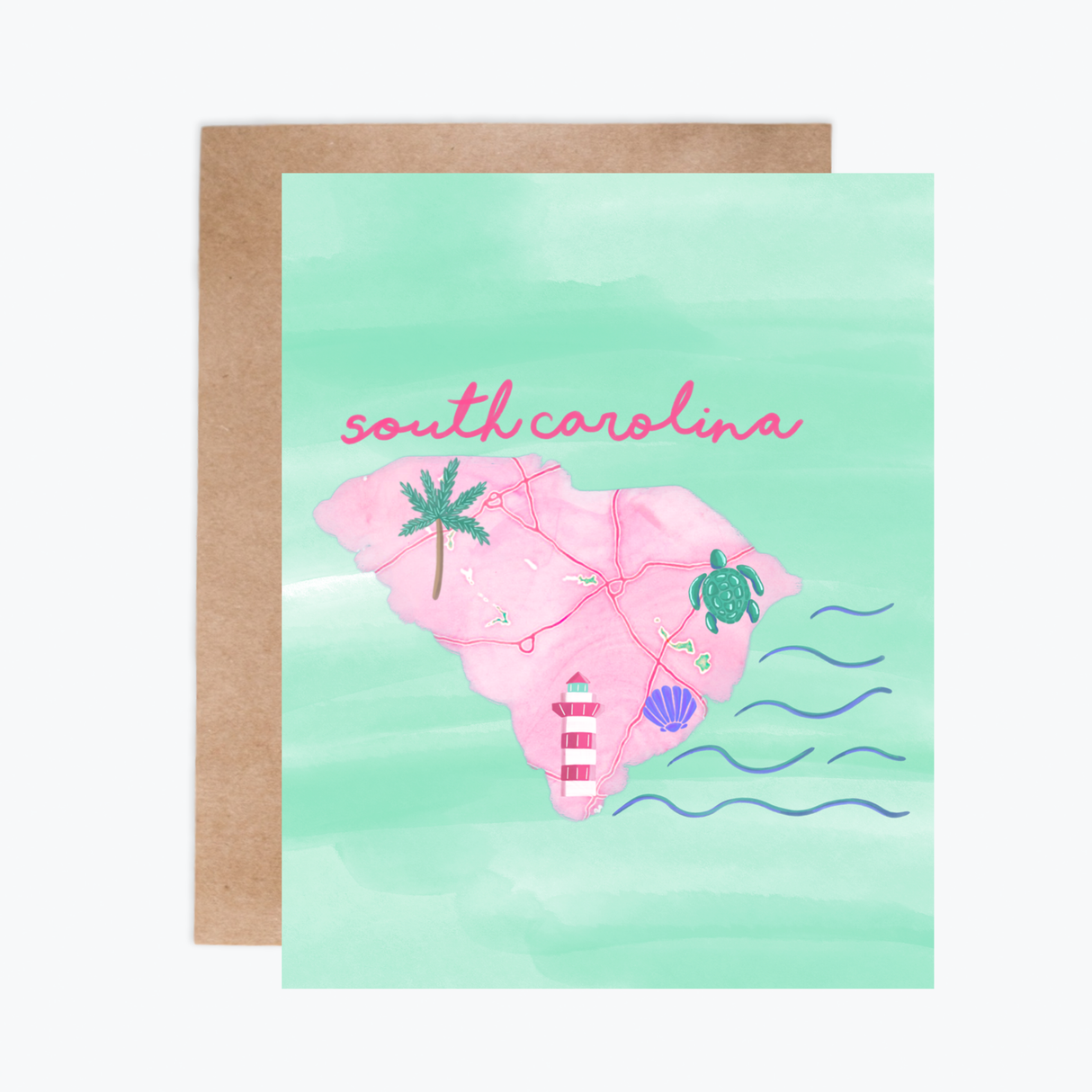 Greeting Card - South Carolina See America