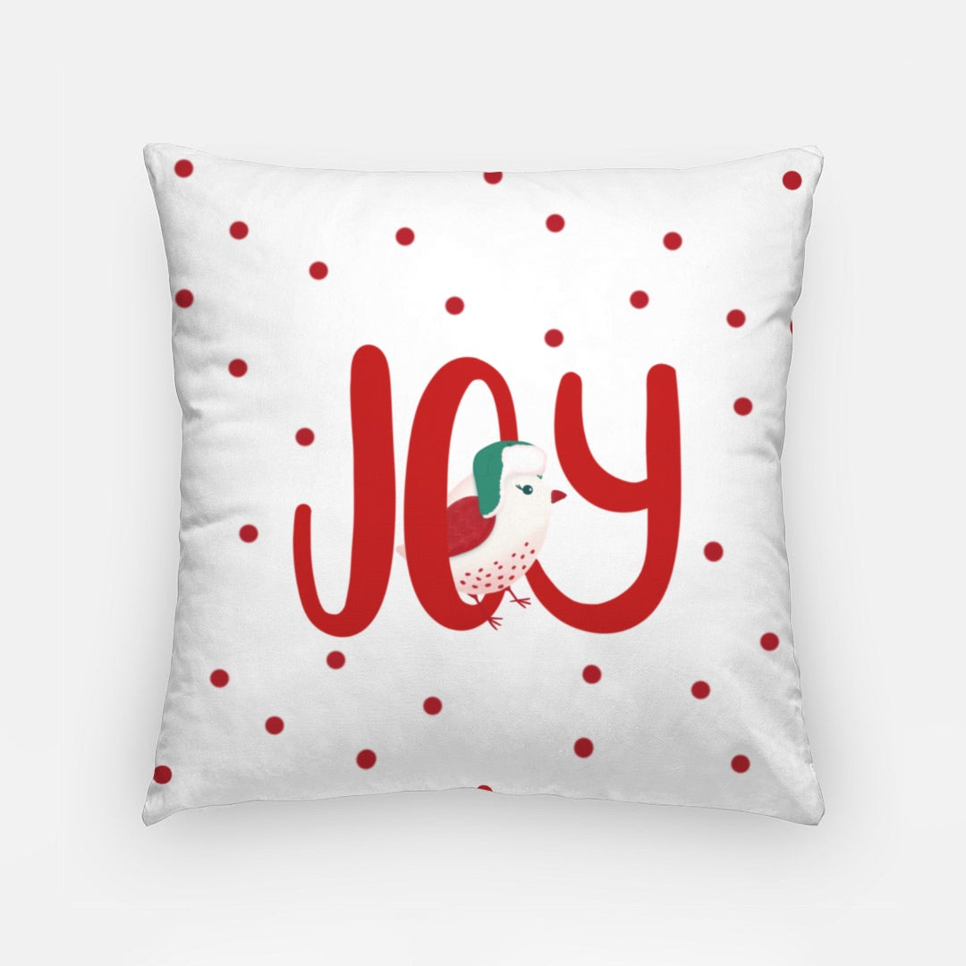 Pillow 18 Inch - Christmas Joy Bird