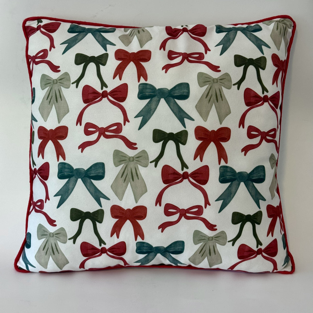 Christmas - Bow Pillow