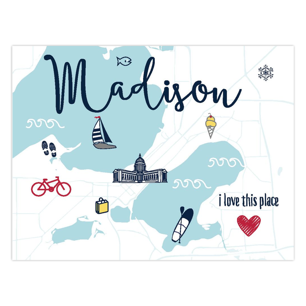 Notecards - Set of 10 Iconic Madison