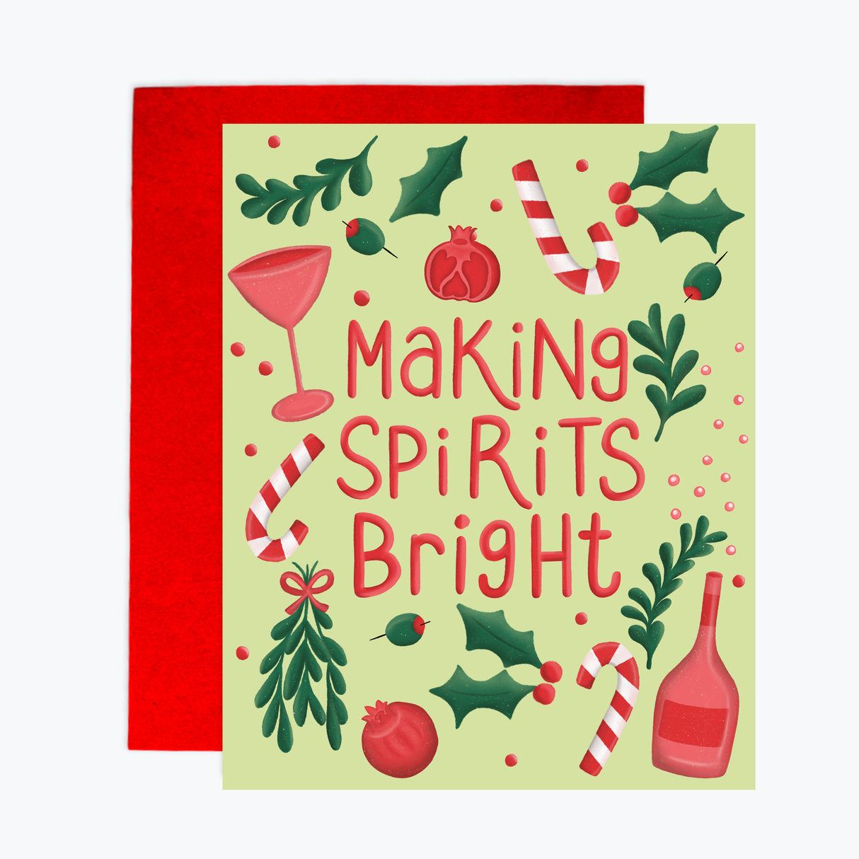Greeting Card - Making Spirits Bright
