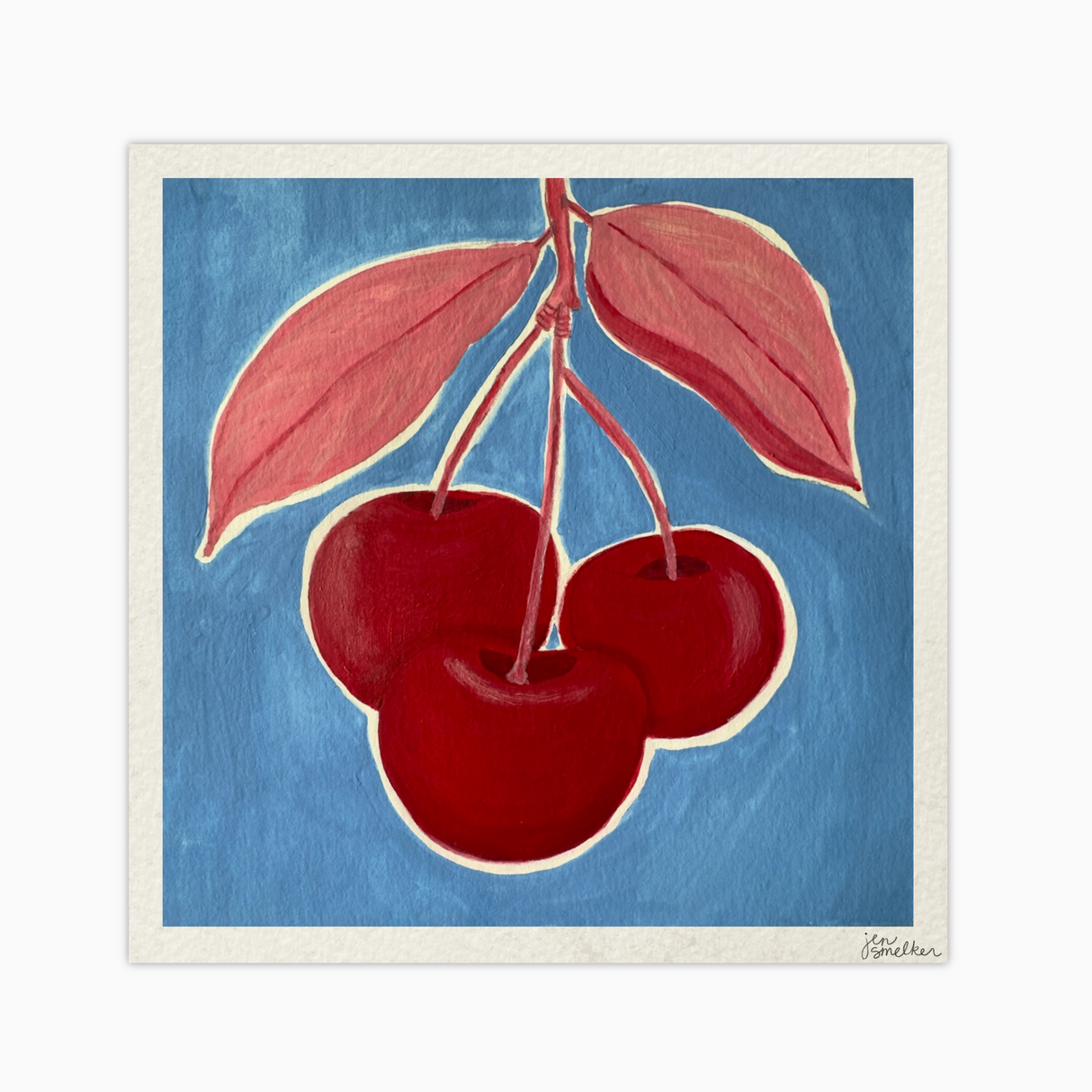 Summer Cherries Art Print