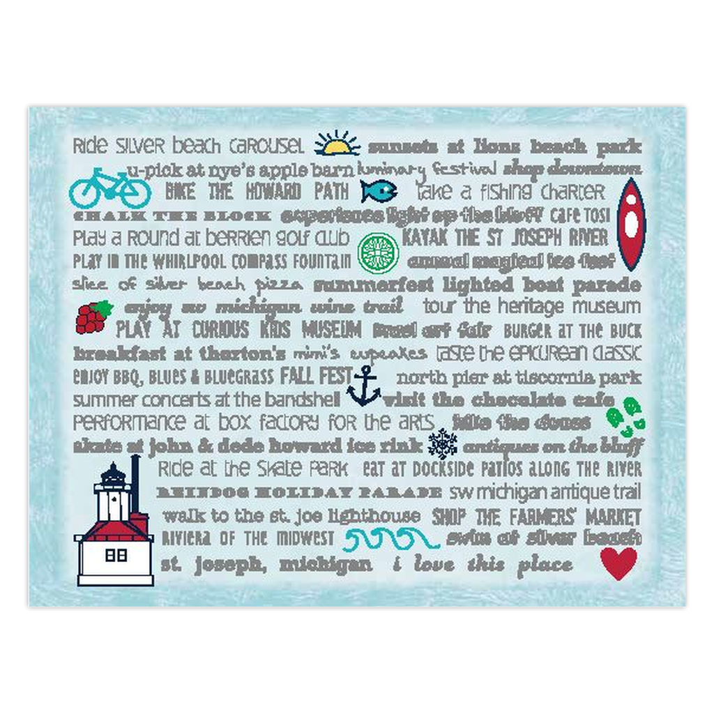 Notecards - Set of 10 St. Joseph Bucket List