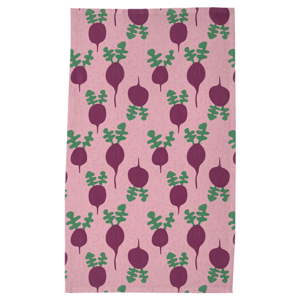 Tea Towel - Pink Beets