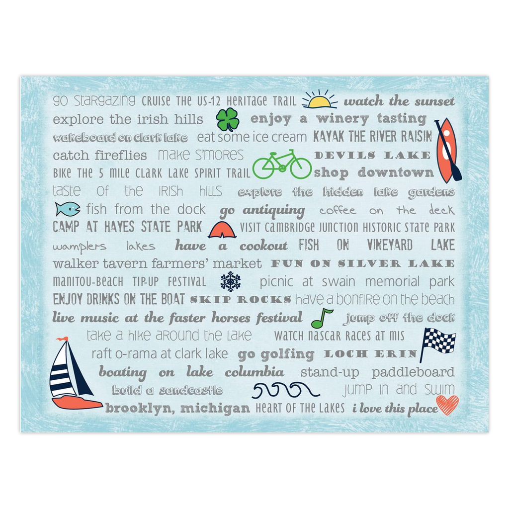 Notecards - Set of 10 Brooklyn Bucket List