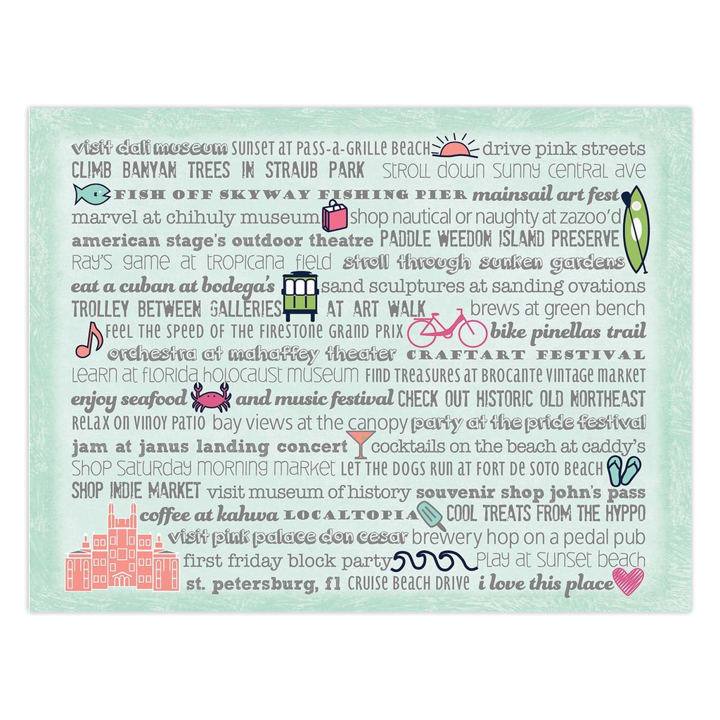 Notecards - Set of 10 St. Petersburg Bucket List