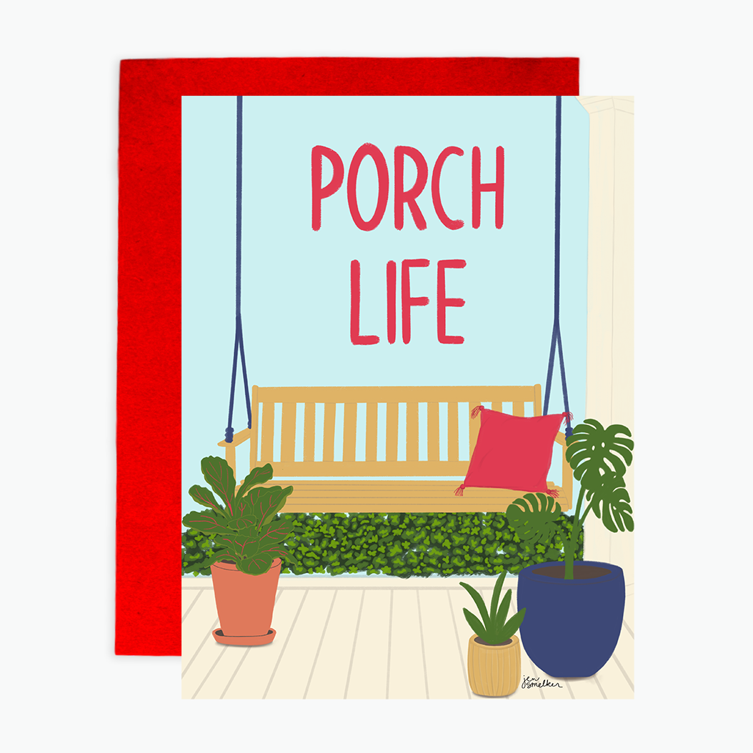 Greeting Card - Porch Life