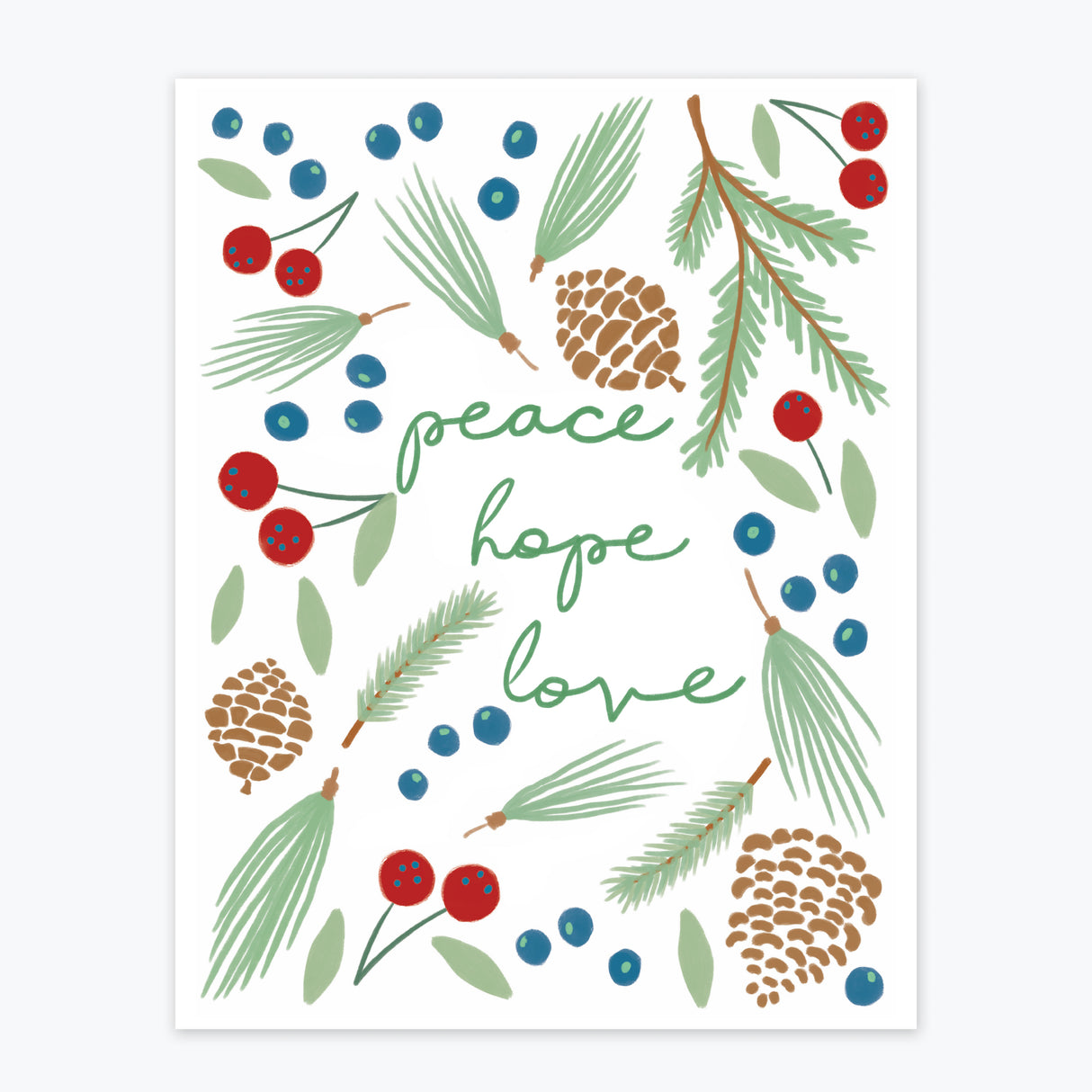 Art Print - Peace, Hope, Love