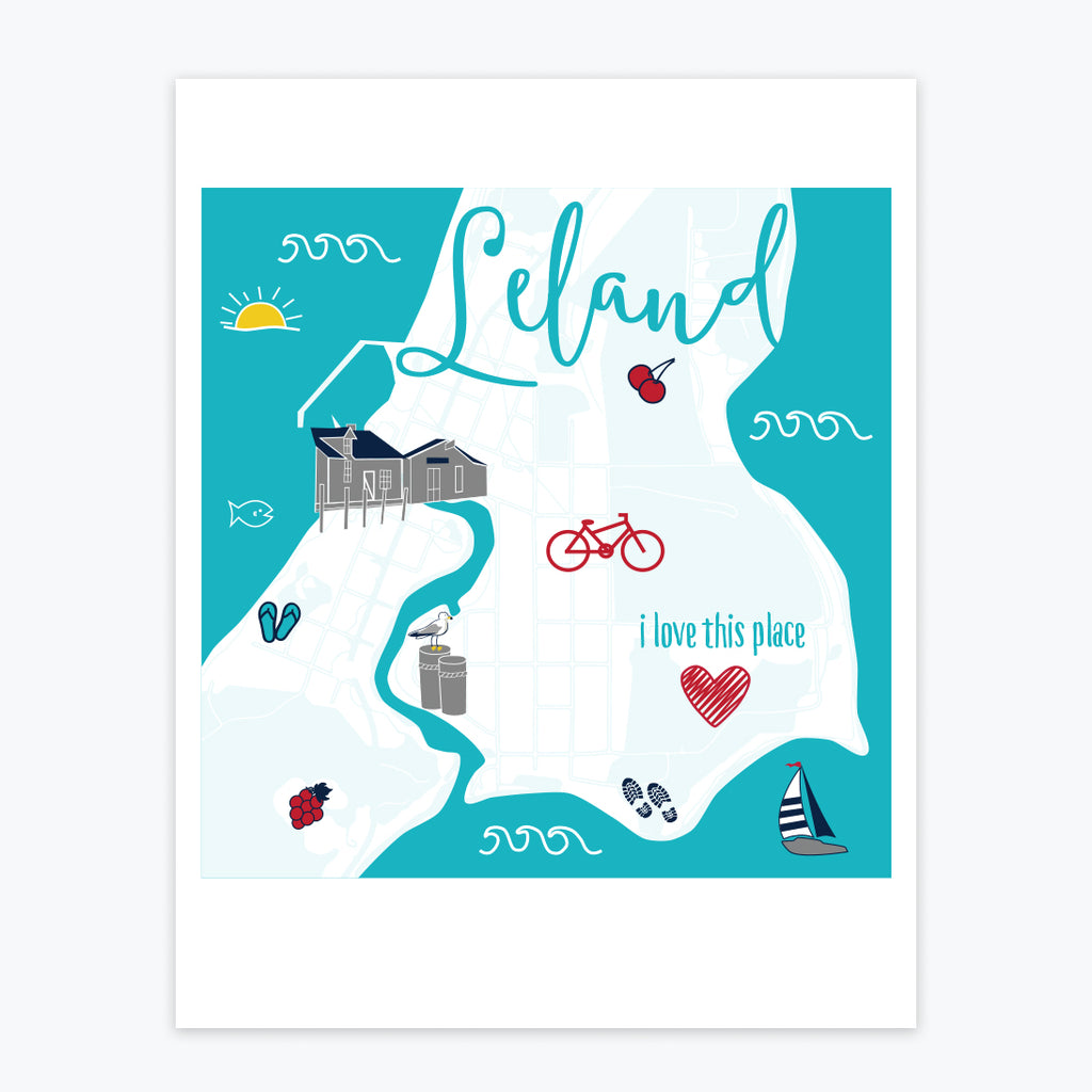 Art Print - Leland Icons - Tandem For Two