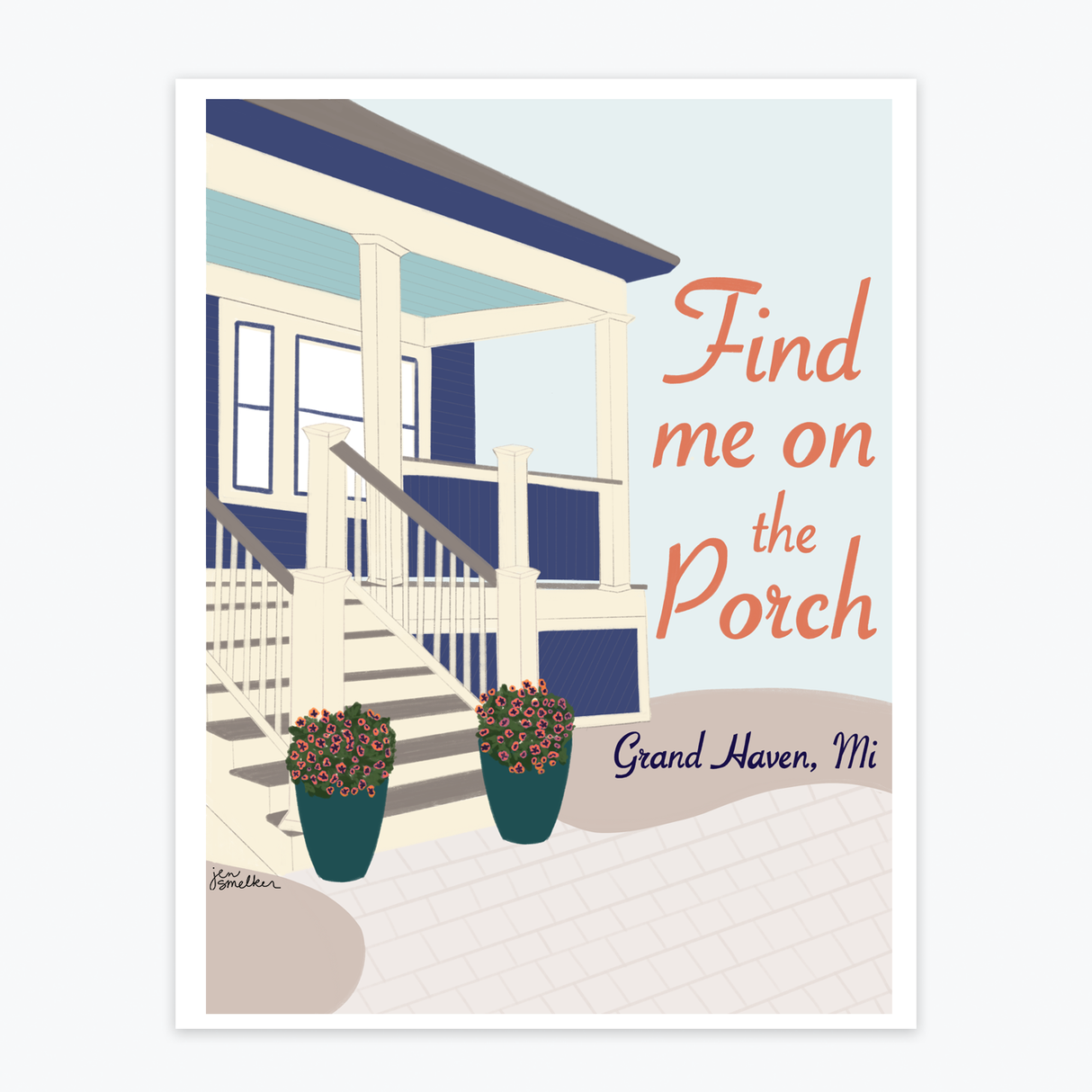 Art Print - Find Me on the Porch