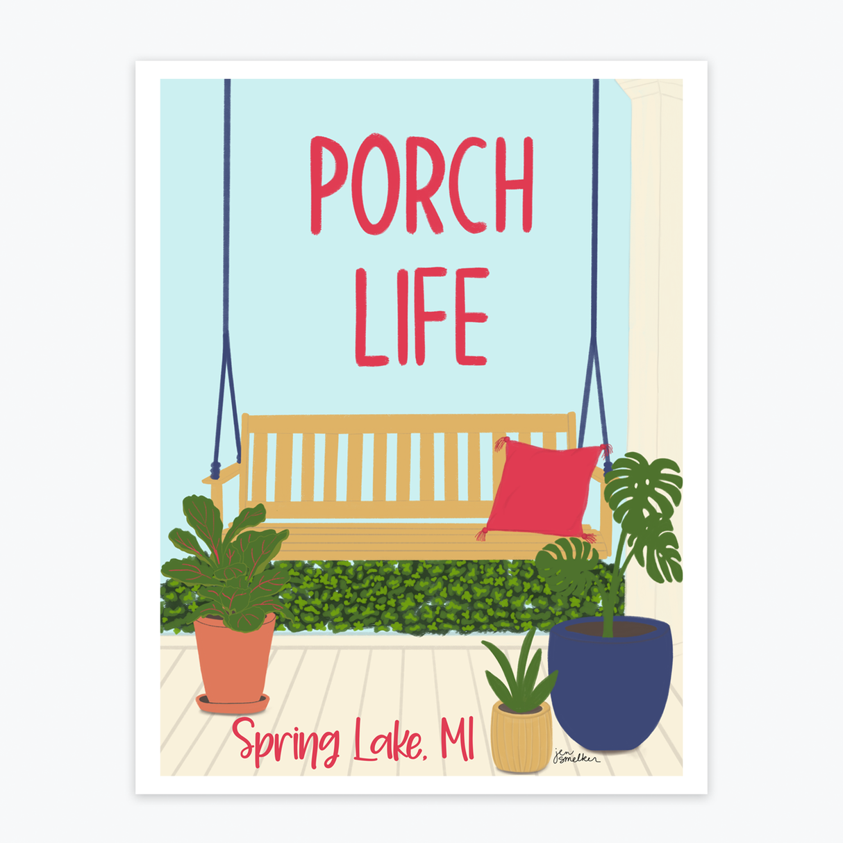 Art Print - Porch Life
