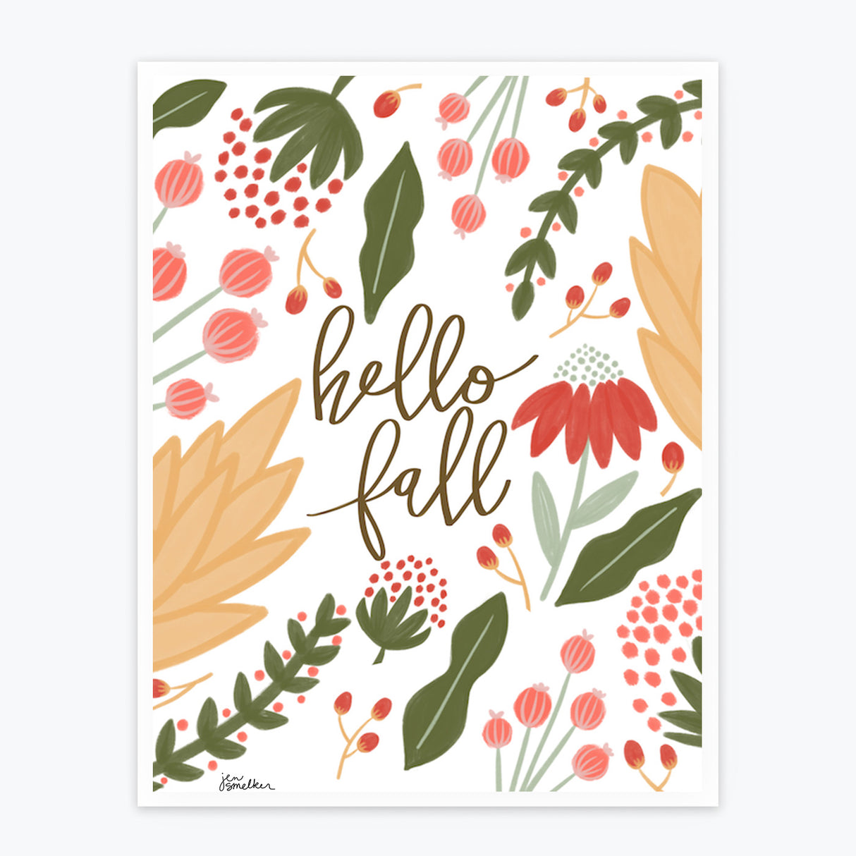 Art Print - Hello Fall