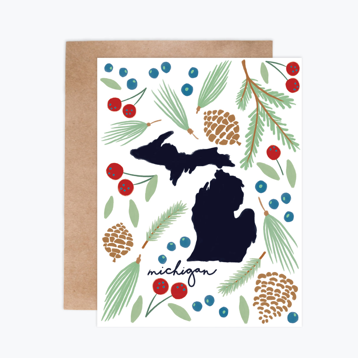 Greeting Card - Michigan Fresh State