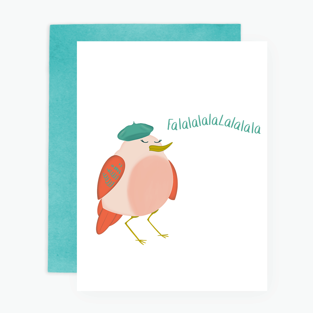 Greeting Card - Winter Bird