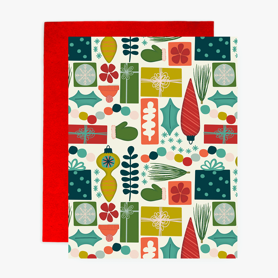 Greeting Card - Present Party