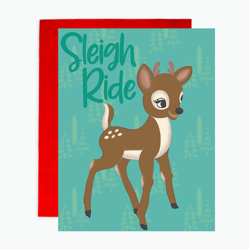Greeting Card - Sleigh Ride