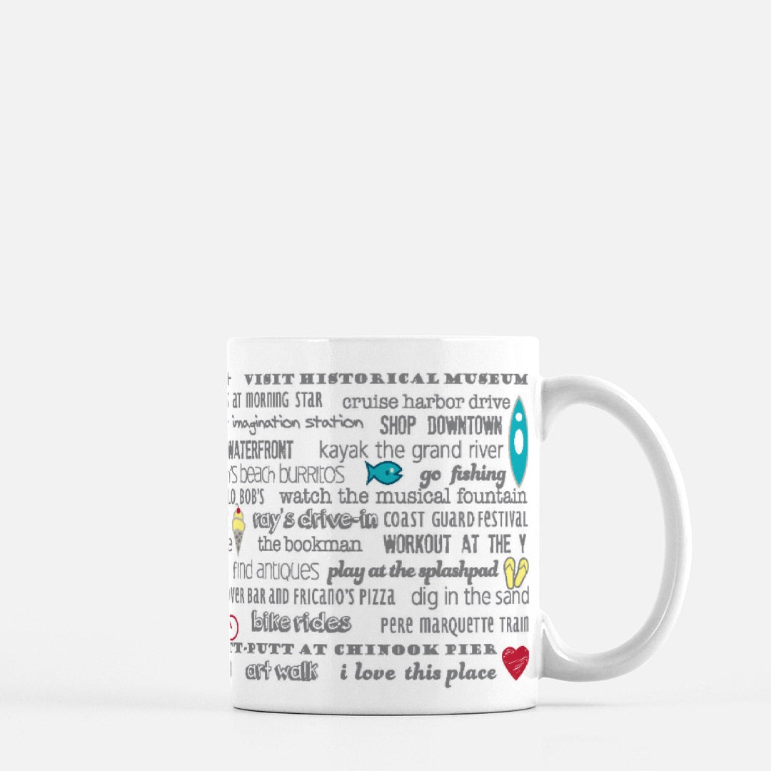 Mug - 11oz Grand Haven Bucket List