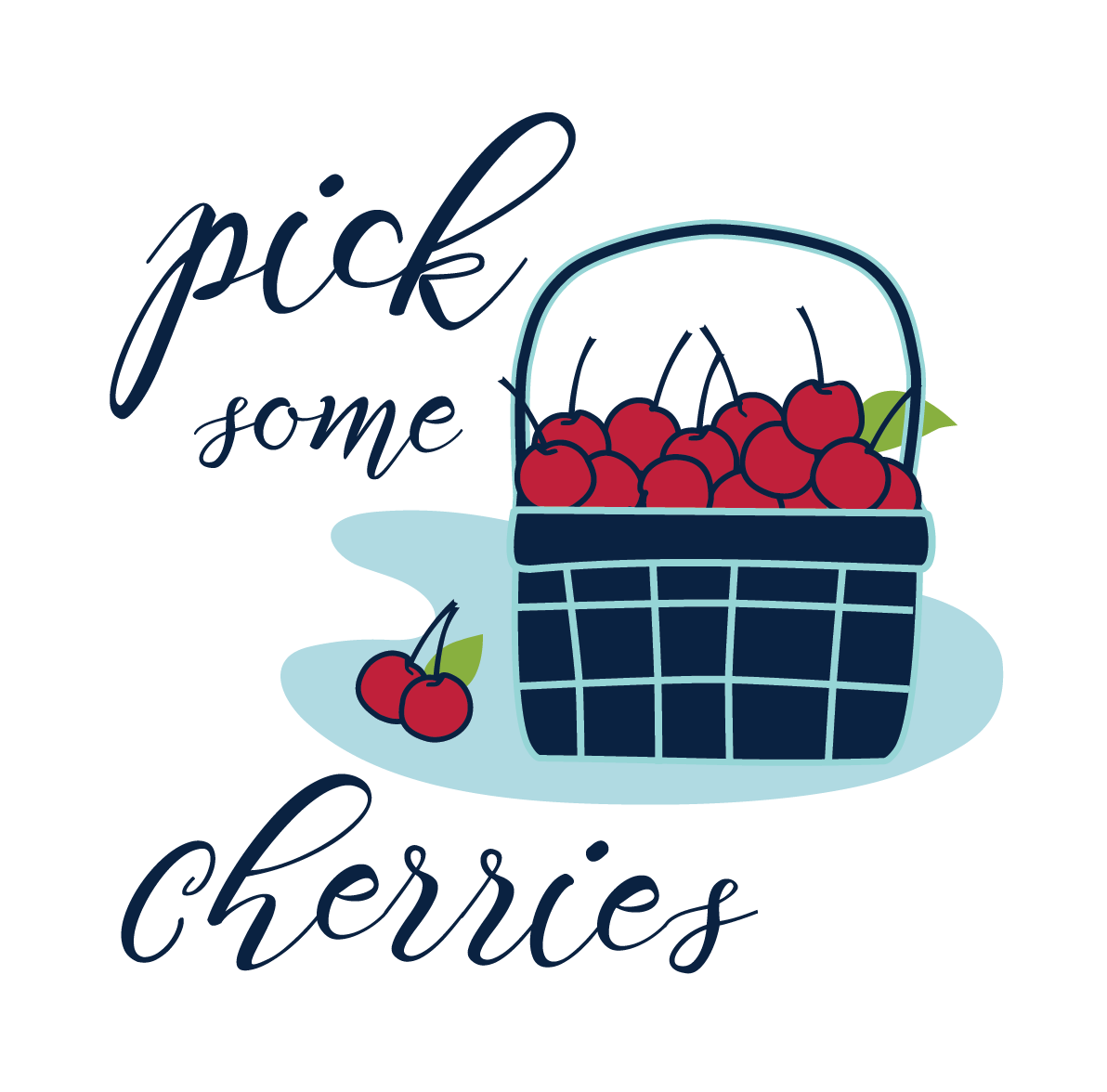 Notecards - Set of 8 Pick Some Cherries