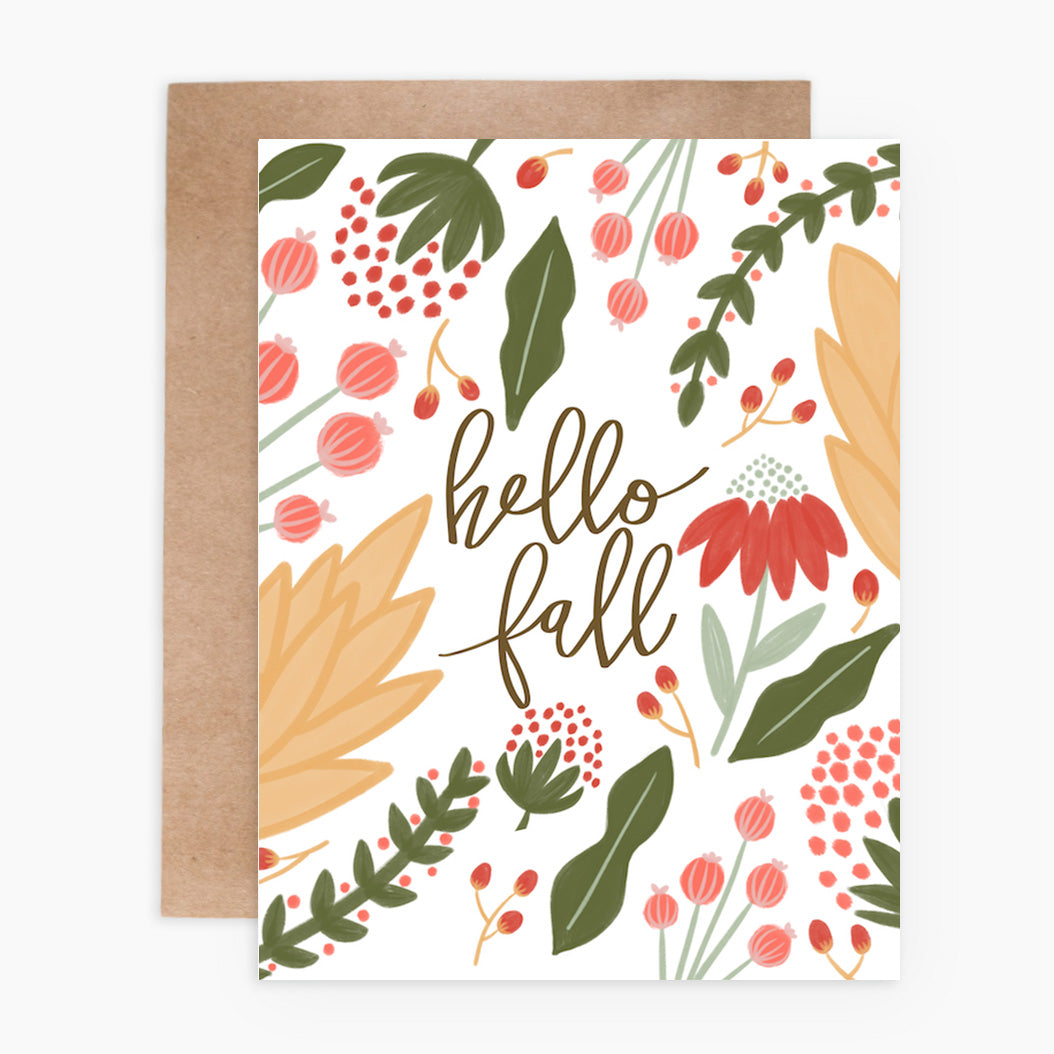 Greeting Card - Hello Fall