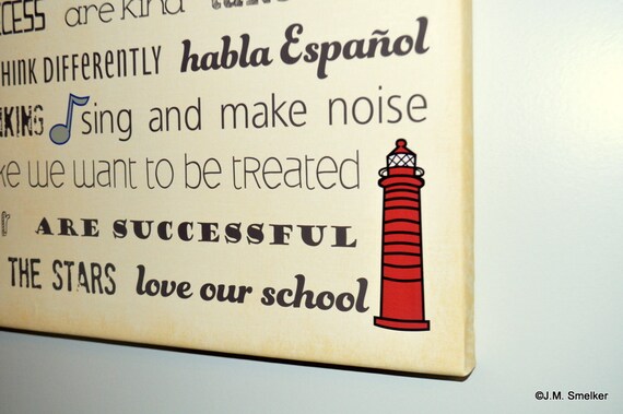 Custom Word Art Canvas