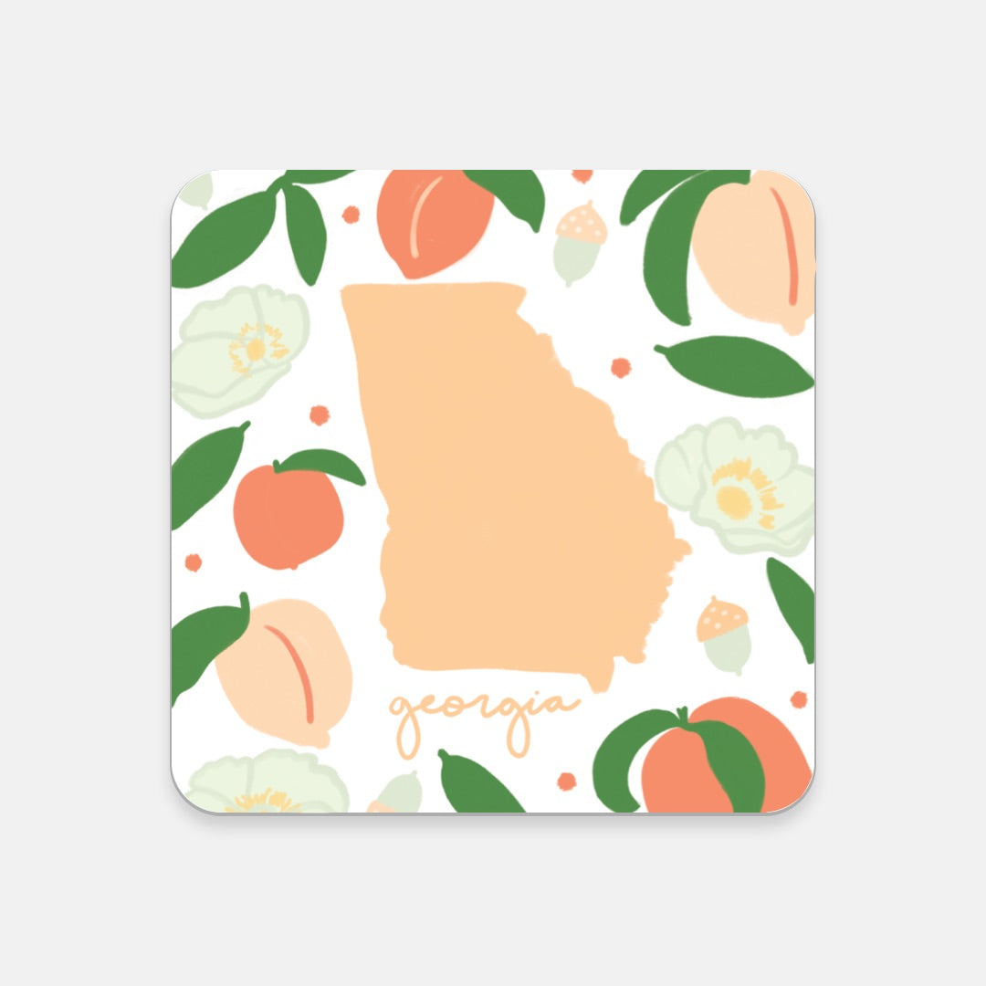 Cork Coaster - Georgia Fresh State