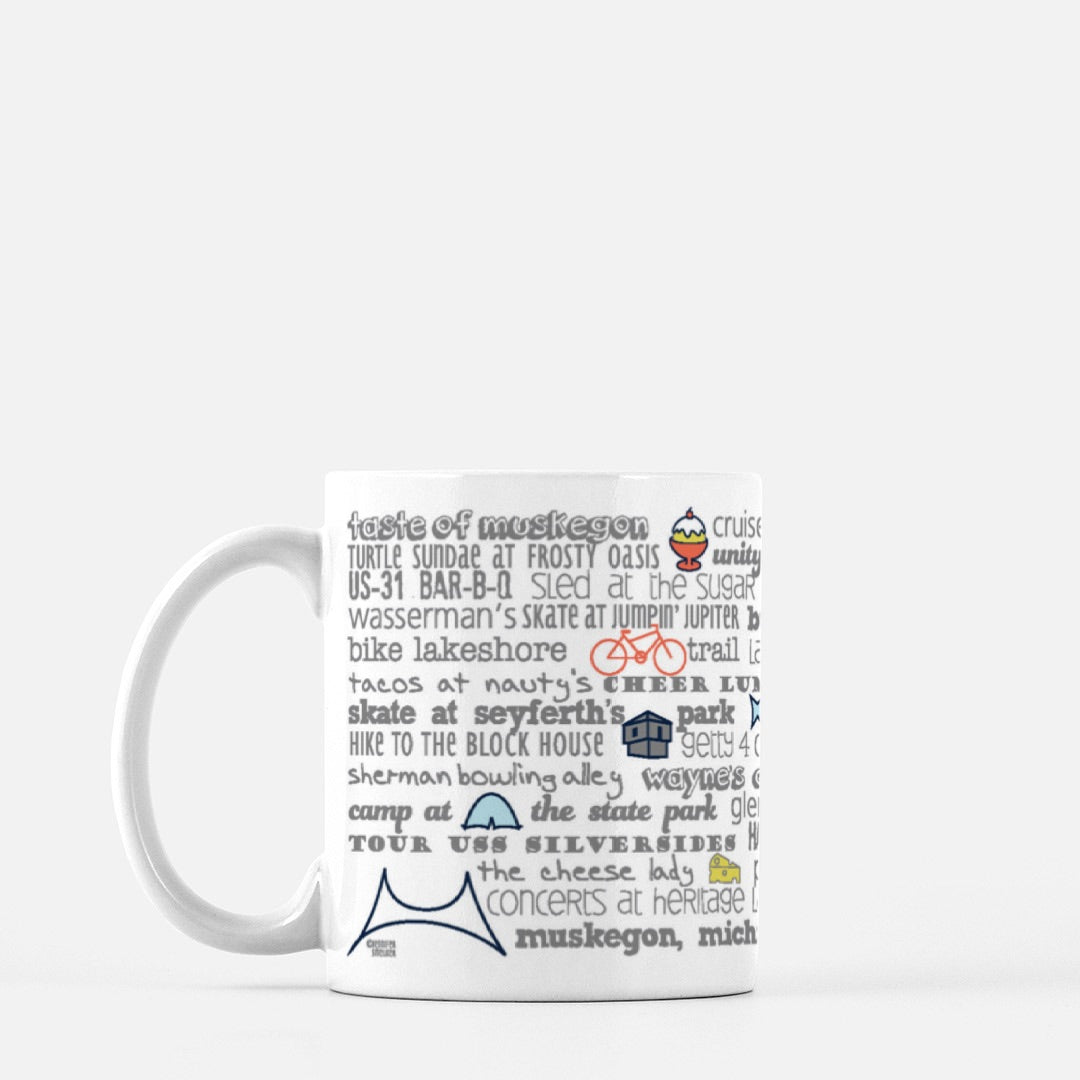 Mug - 11oz Muskegon Bucket List