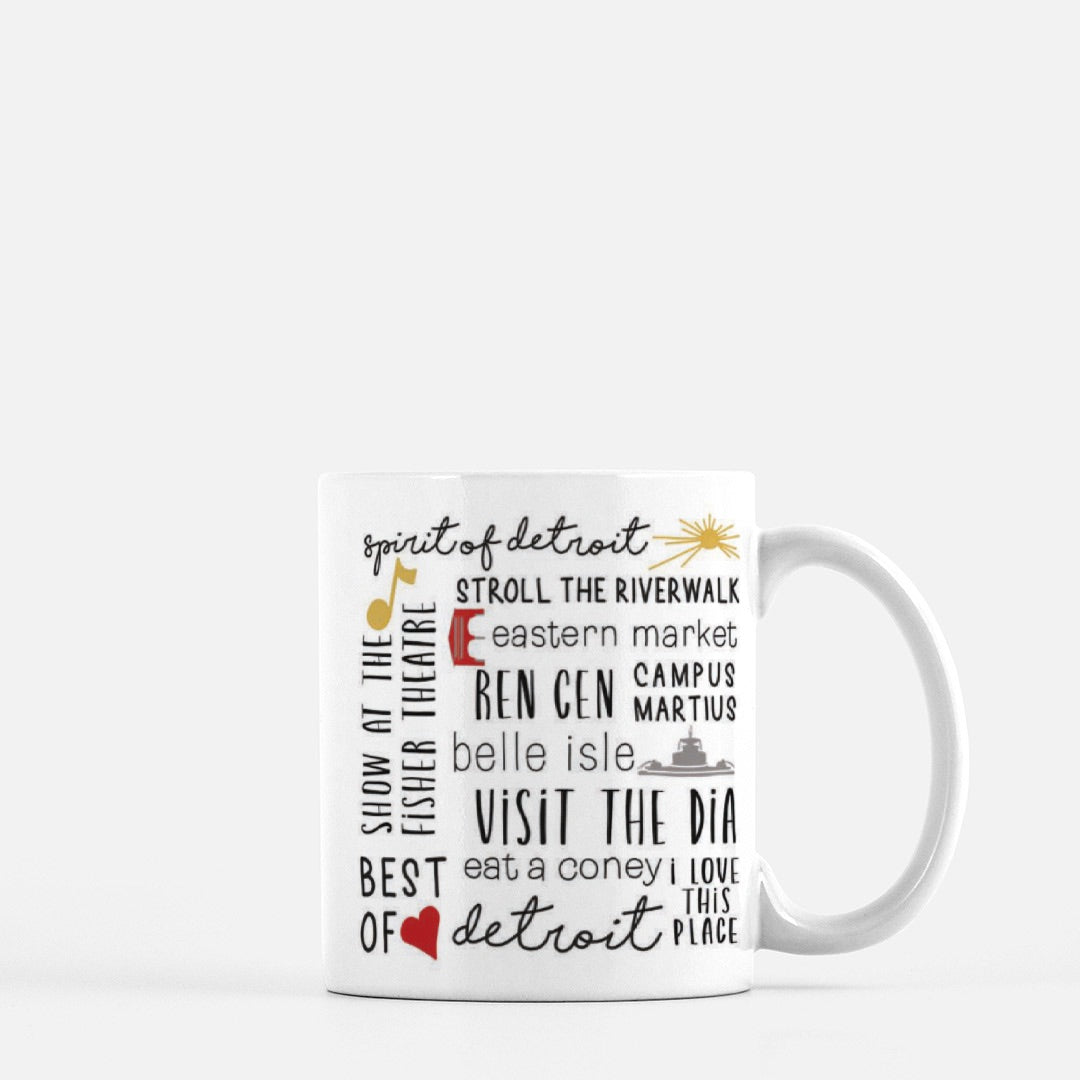 Mug - 11oz Best of Detroit