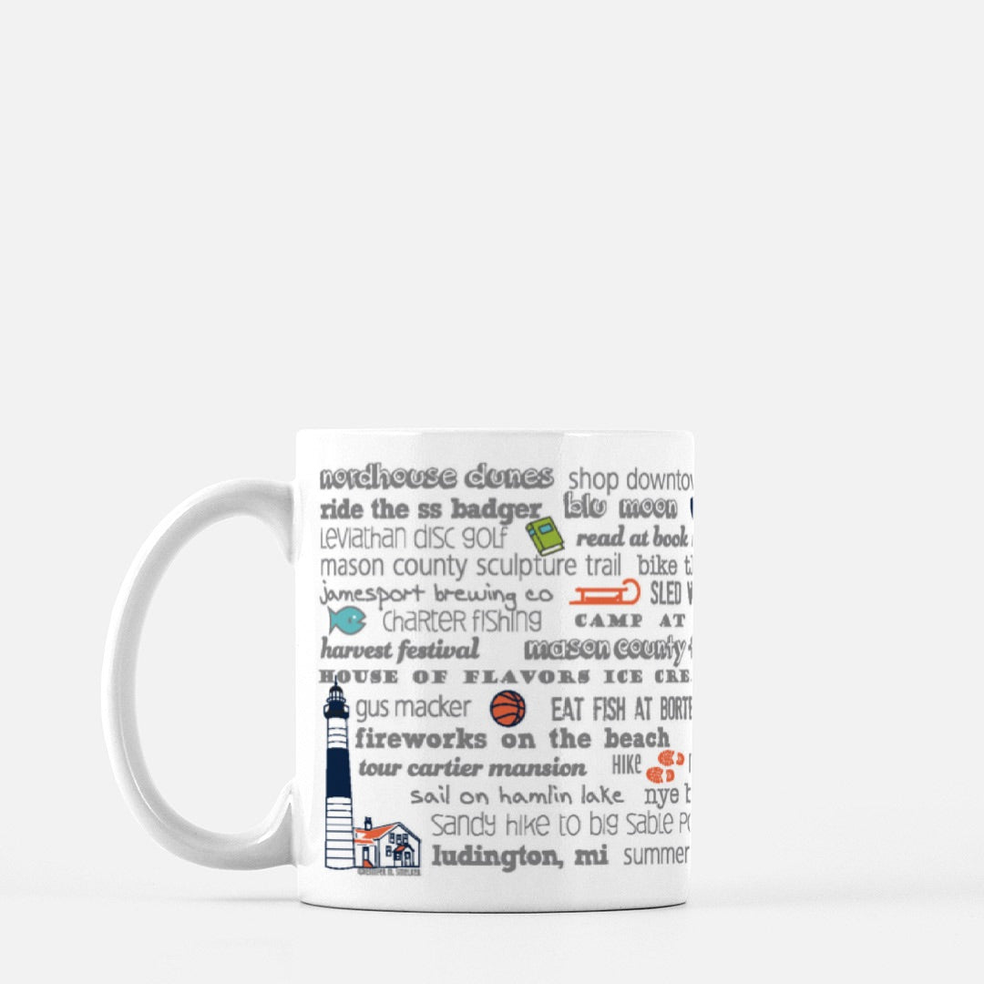 Mug - 11oz Ludington Bucket List