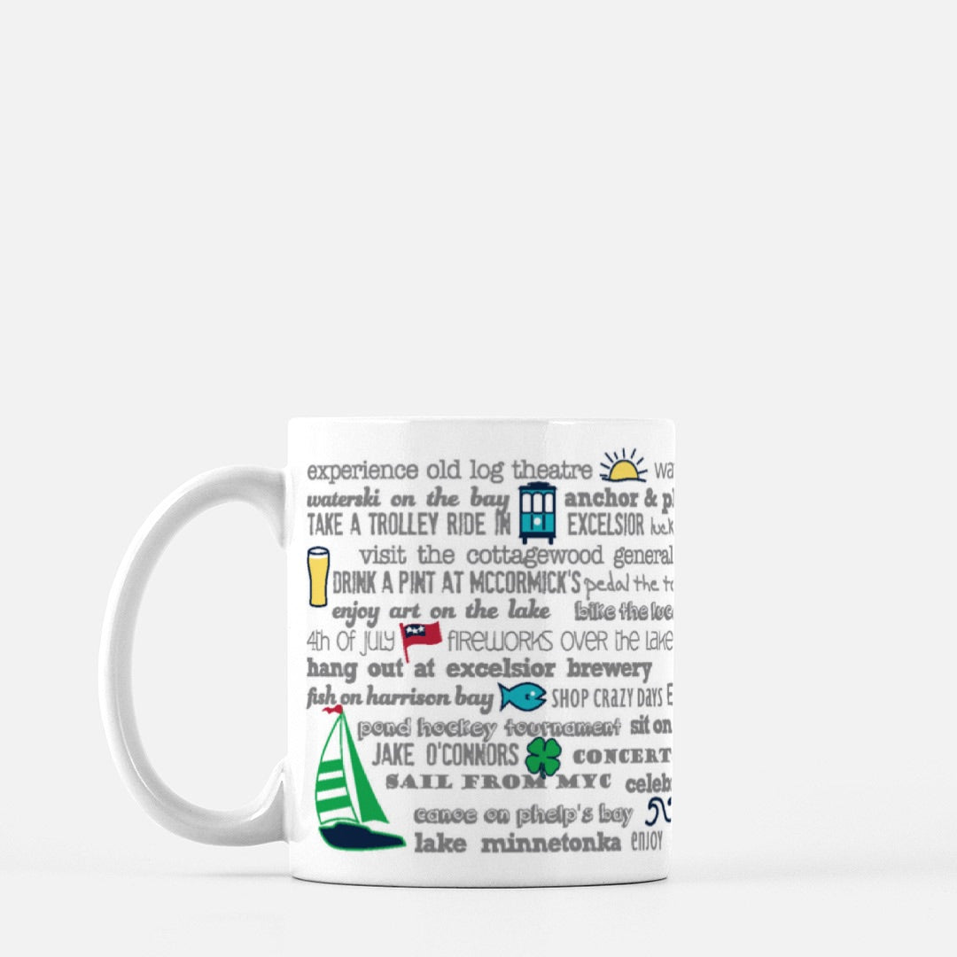 Mug - 11oz Lake Minnetonka Bucket List