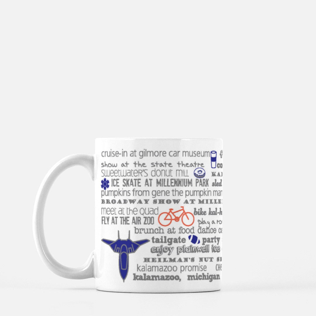Mug - 11oz Kalamazoo Bucket List