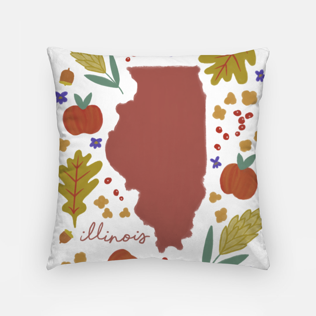 Pillowcase 18 Inch - Illinois Fresh State