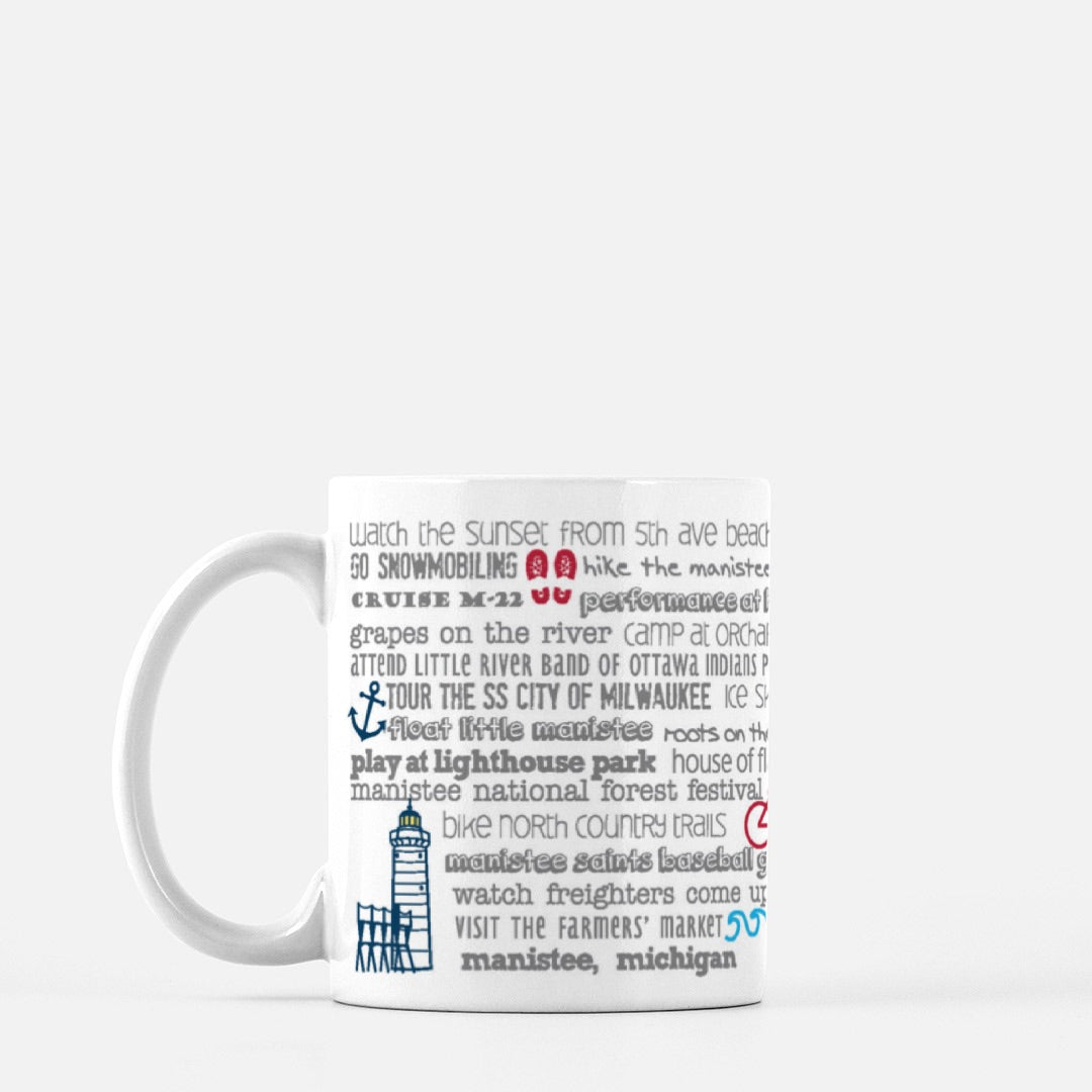 Mug - 11oz Manistee Bucket List