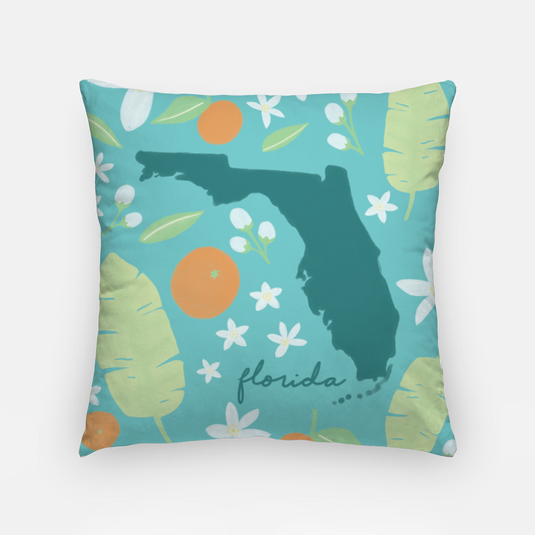 Pillowcase 18 Inch - Florida Fresh State