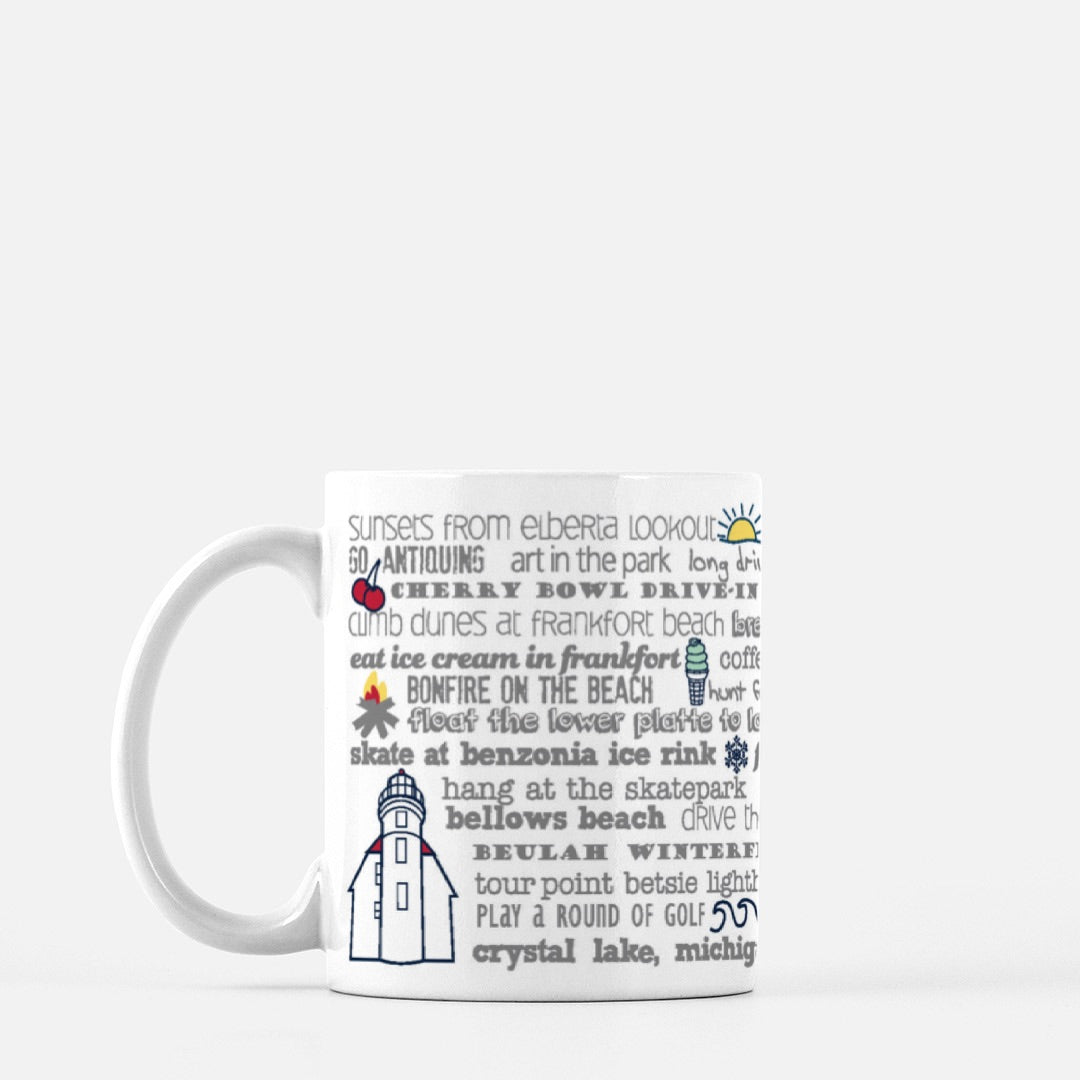 Mug - 11oz Crystal Lake Bucket List