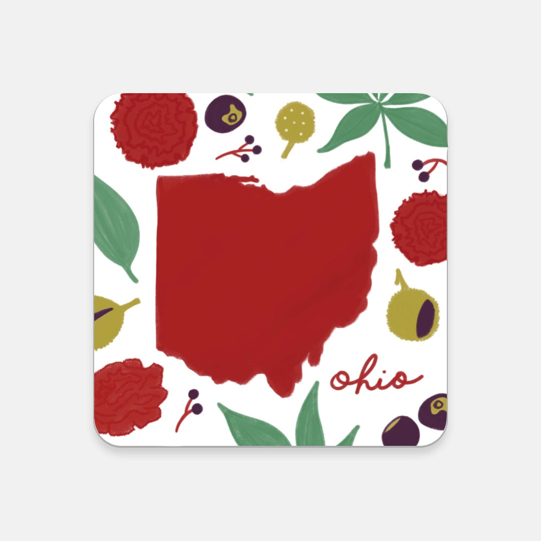 Cork Coaster - Ohio Fresh State