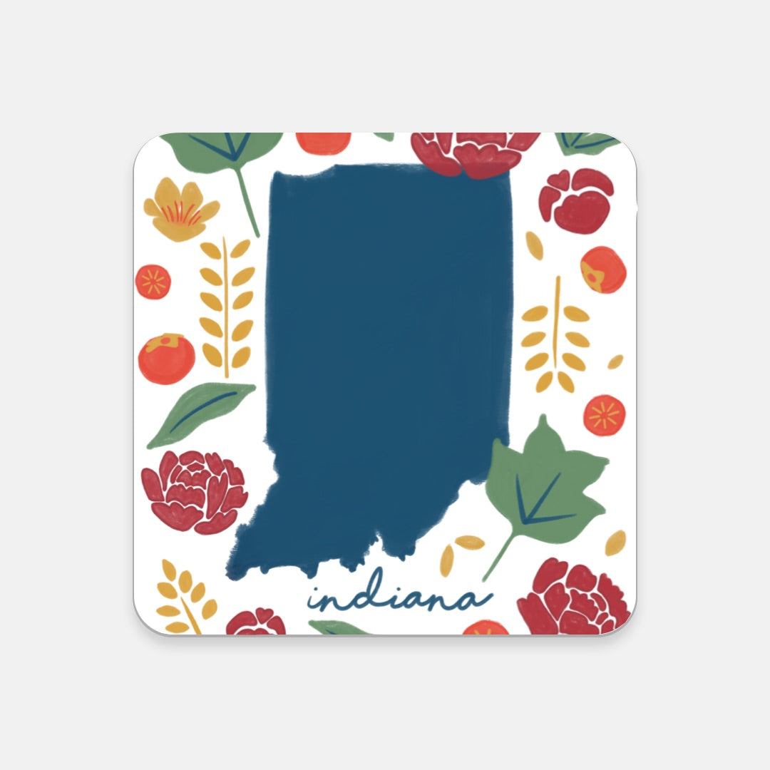 Cork Coaster - Indiana Fresh State