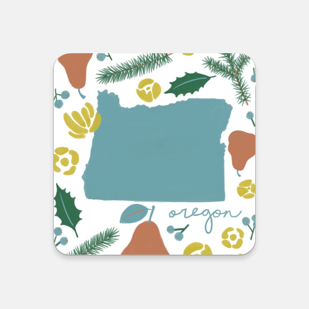 Cork Coaster - Oregon Fresh State