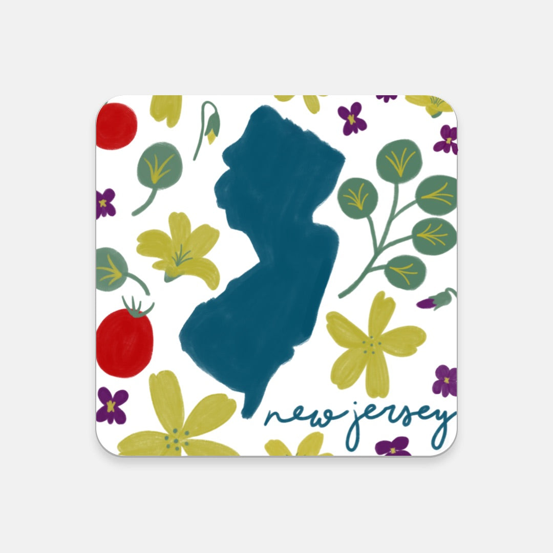 Cork Coaster - New Jersey Fresh State